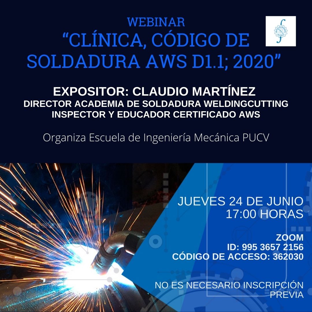 Clínica, Código de Soldadura AWS D1.1; 2020 Clínica, Código de Soldadura